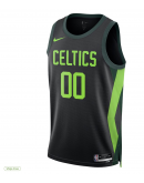 Unisex Boston Celtics Nike Black 2024/25 Custom Swingman Jersey - City Edition