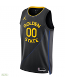 Unisex Golden State Warriors Jordan Brand Black 2024/25 Custom Swingman Jersey - Statement Edition