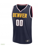 Men's Denver Nuggets Fanatics Navy Fast Break Custom Jersey - Icon Edition