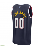 Men's Denver Nuggets Fanatics Navy Fast Break Custom Jersey - Icon Edition