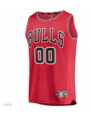 Men's Chicago Bulls Fanatics Red Fast Break Custom Replica Jersey - Icon Edition