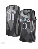 Unisex Brooklyn Nets Nike Gray 2024/25 Custom Swingman Jersey - City Edition