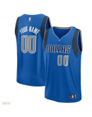 Men's Dallas Mavericks Fanatics Navy Custom Fast Break Jersey - Statement Edition