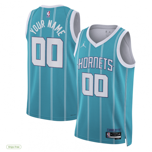 Unisex Charlotte Hornets Jordan Brand White Swingman Custom Jersey - Association Edition