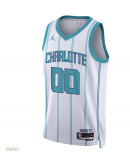 Unisex Charlotte Hornets Jordan Brand White Swingman Custom Jersey - Association Edition