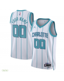 Unisex Charlotte Hornets Jordan Brand White Swingman Custom Jersey - Association Edition