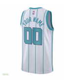 Unisex Charlotte Hornets Jordan Brand White Swingman Custom Jersey - Association Edition