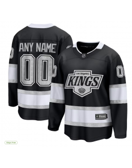 Men's Los Angeles Kings Fanatics Black Home Breakaway Custom Jersey