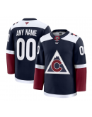 Men's Colorado Avalanche Fanatics Navy Alternate Premium Custom Jersey