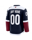 Men's Colorado Avalanche Fanatics Navy Alternate Premium Custom Jersey