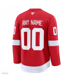 Men's Detroit Red Wings Fanatics Red Home Breakaway Custom Jersey