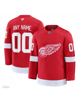 Men's Detroit Red Wings Fanatics Red Home Breakaway Custom Jersey