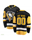 Men's Pittsburgh Penguins Fanatics White Away Breakaway Custom Jersey