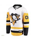 Men's Pittsburgh Penguins Fanatics White Away Breakaway Custom Jersey