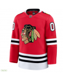 Men's Chicago Blackhawks Fanatics Red Home Premium Custom Jersey