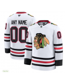 Men's Chicago Blackhawks Fanatics Red Home Premium Custom Jersey