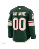 Men's Minnesota Wild Fanatics White Away Premium Custom Jersey