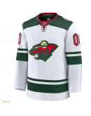 Men's Minnesota Wild Fanatics White Away Premium Custom Jersey