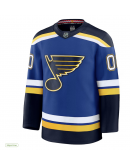 Men's St. Louis Blues Fanatics White Away Premium Custom Jersey