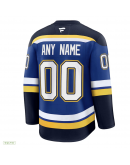 Men's St. Louis Blues Fanatics White Away Premium Custom Jersey