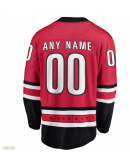 Men's Carolina Hurricanes Fanatics Black Home Breakaway Custom Jersey