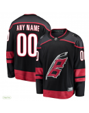 Men's Carolina Hurricanes Fanatics Black Home Breakaway Custom Jersey