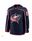 Men's Columbus Blue Jackets Fanatics White Away Premium Custom Jersey