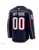 Men's Columbus Blue Jackets Fanatics White Away Premium Custom Jersey