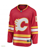 Men's Calgary Flames Fanatics Red Home Breakaway Custom Jersey