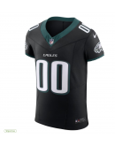 Men's Philadelphia Eagles Nike Black Alternate Vapor F.U.S.E. Elite Custom Jersey