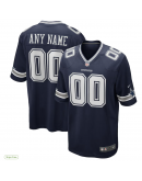 Men's Dallas Cowboys Nike Navy Alternate Custom Game Jersey