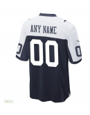 Men's Dallas Cowboys Nike Navy Alternate Custom Game Jersey