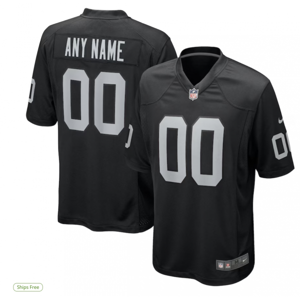 Men's Las Vegas Raiders Nike Custom Game Jersey