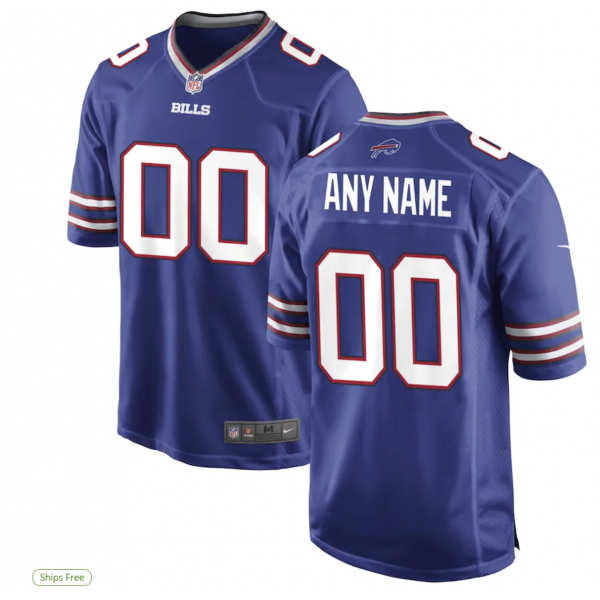 Men's Buffalo Bills Nike White Alternate Custom Game Jersey