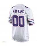 Men's Buffalo Bills Nike White Alternate Custom Game Jersey