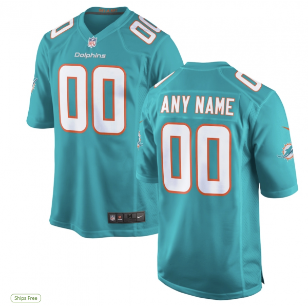 Men's Miami Dolphins Nike Custom Game Jersey