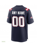 Men's New England Patriots Nike Alternate Custom Jersey