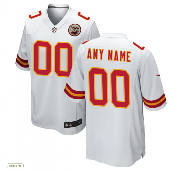 Men's Kansas City Chiefs Nike Custom Game Jersey