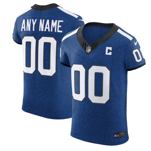 Men's Indianapolis Colts Nike Royal Vapor F.U.S.E. Elite Custom Jersey