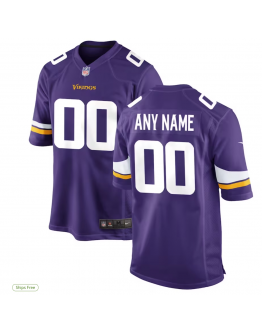 Men's Minnesota Vikings Nike Custom Game Jersey