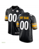 Men's Nike White Pittsburgh Steelers Custom Game Jersey