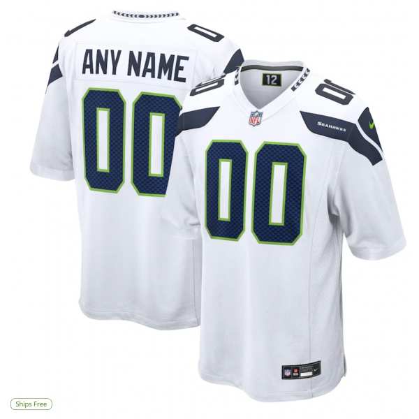 Men's Seattle Seahawks Nike Custom Game Jersey