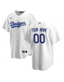 Men's Los Angeles Dodgers Nike White Home Replica Custom Jersey