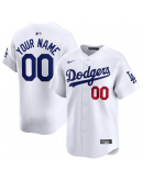 Men's Los Angeles Dodgers Nike White Home Replica Custom Jersey