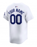 Men's Los Angeles Dodgers Nike White Home Replica Custom Jersey