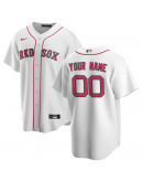 Men's Boston Red Sox Nike White Home Replica Custom Jersey