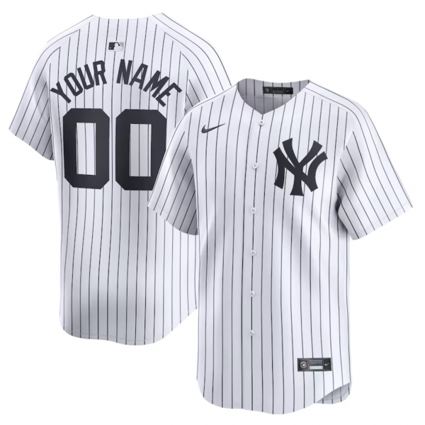 Men's New York Yankees Nike Navy Alternate Limited Custom Jersey