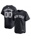 Men's New York Yankees Nike Navy Alternate Limited Custom Jersey