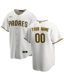 Men's San Diego Padres Nike White Home Replica Custom Jersey