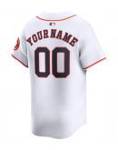 Men's Houston Astros Nike White Home Limited Custom Jersey